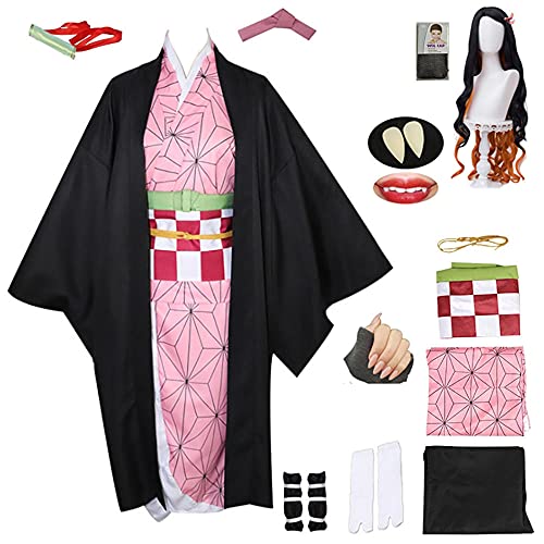 WPYY Kimono femme Kamado Nezuko avec un ensemble complet dac