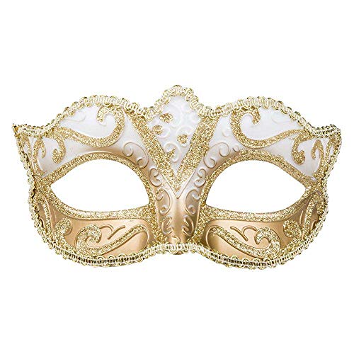 Boland 00338 – Masque pour les yeux Venice Felina doré, élas